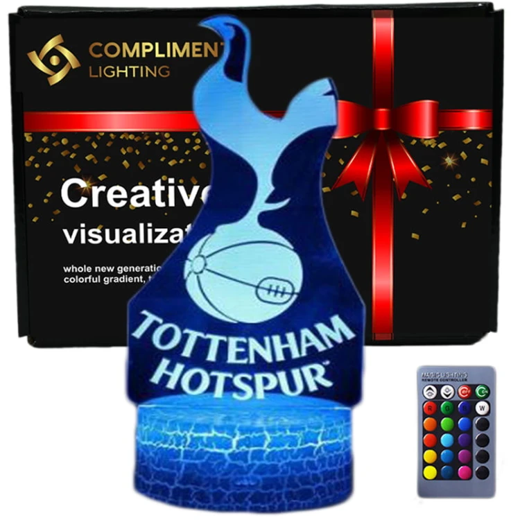 Lampka 3D nocna led usb Tottenham Hotspurs