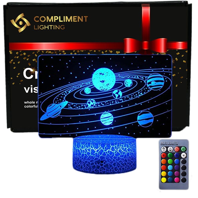 Lampka 3D led usb Galaktyka Planety