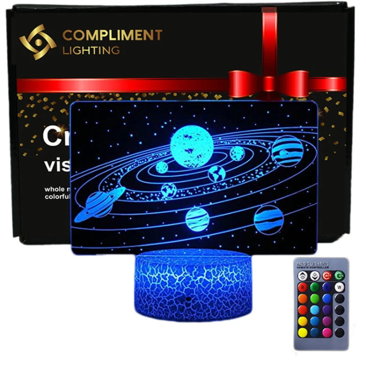Lampka 3D led usb Galaktyka Planety