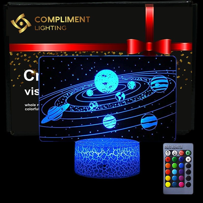 Lampka 3D led usb Galaktyka Planety