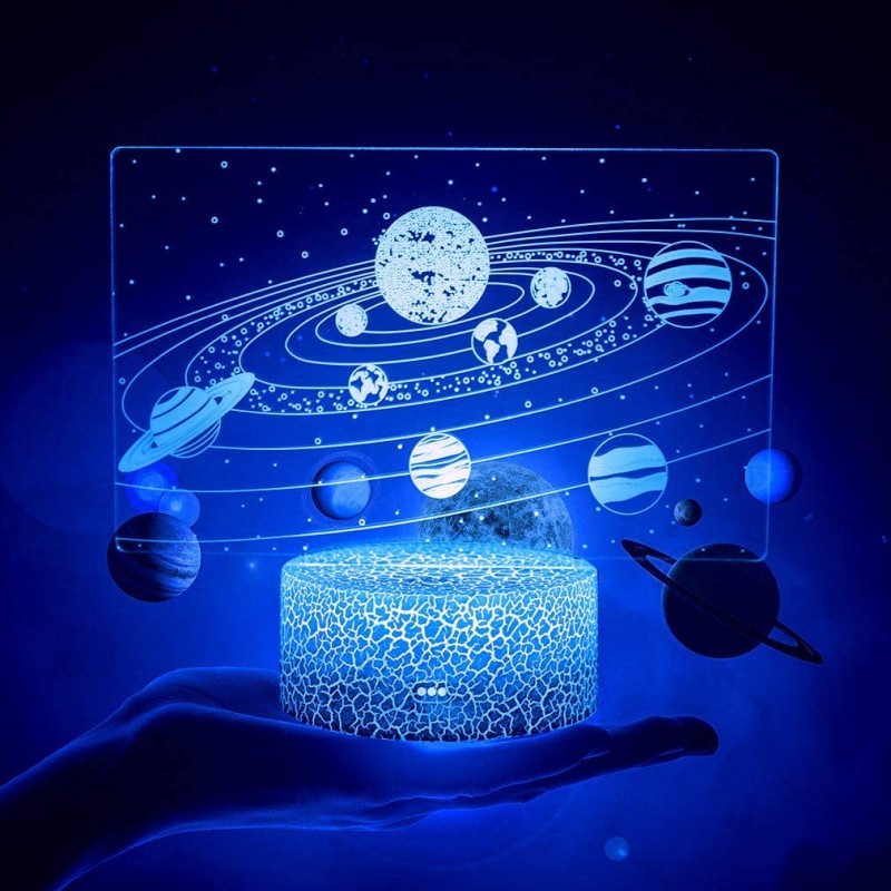 Lampka 3D led usb Galaktyka Planety