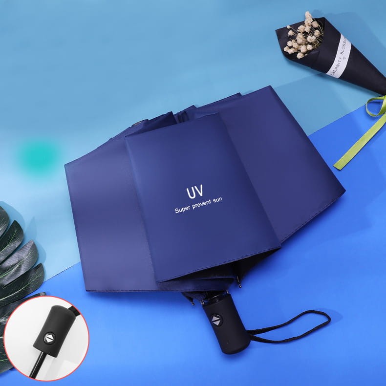 Compliment Vibrosa Automatyczny składany parasol Granatowy