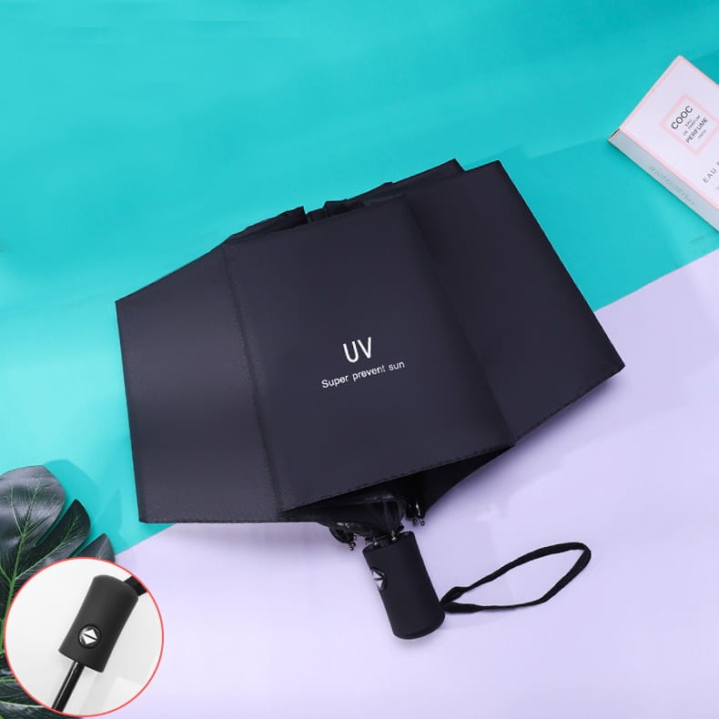 Czarna parasolka automatyczna ☔ Klasyczna, wytrzymała i kompaktowa – zawsze pod ręką!