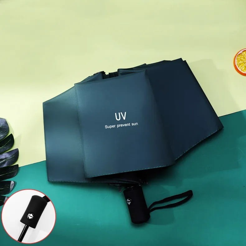 Compliment Vibrosa Automatyczny składany parasol ZielonyStylowa zielona parasolka ☔ Składana, automatyczna i odporna na wiatr – zawsze pod ręką!