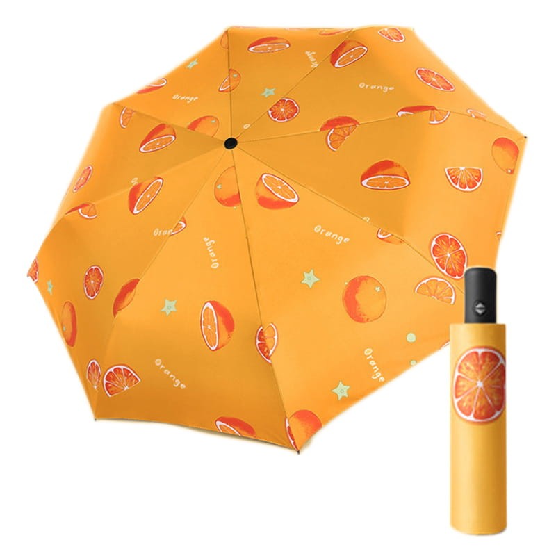 przeciwdeszczowa najbardziej wytrzymała parasola pomarańcz