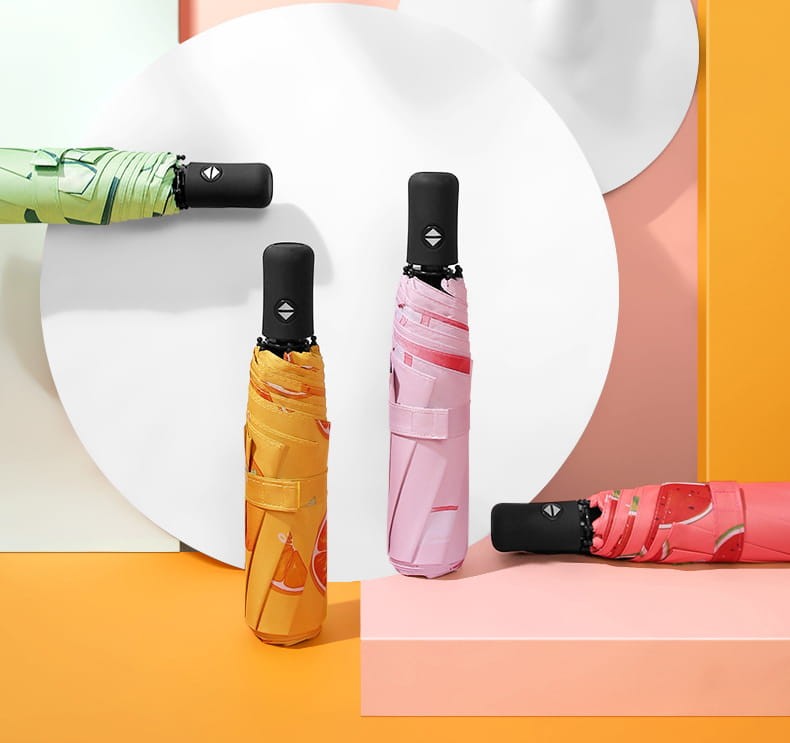 przeciwdeszczowa najbardziej wytrzymała parasola pomarańcz