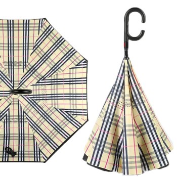 przeciwdeszczowa dwuwarstwowa składana odwrotna parasolkad Paryżanka