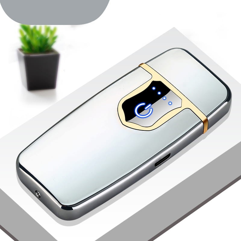 Zapalniczka Żarowa HQ Elektryczna Dotykowa USB srebrnа