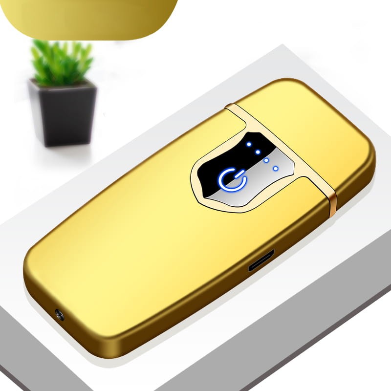 Zapalniczka Żarowa HQ Elektryczna Dotykowa USB złoty