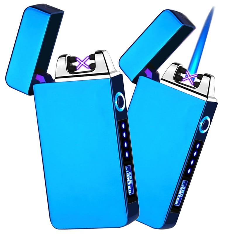 Niebieska Zapalniczka Plazmowa HQ Elektryczna Dotykowa USB prezent na walentynki
