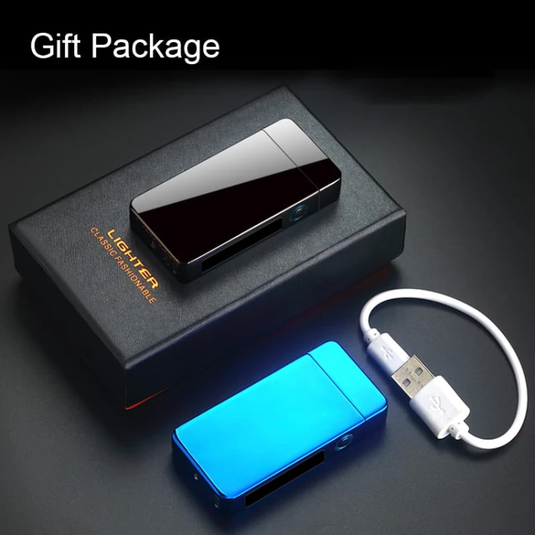 Zapalniczka Plazmowa HQ Elektryczna Dotykowa USB srebrna