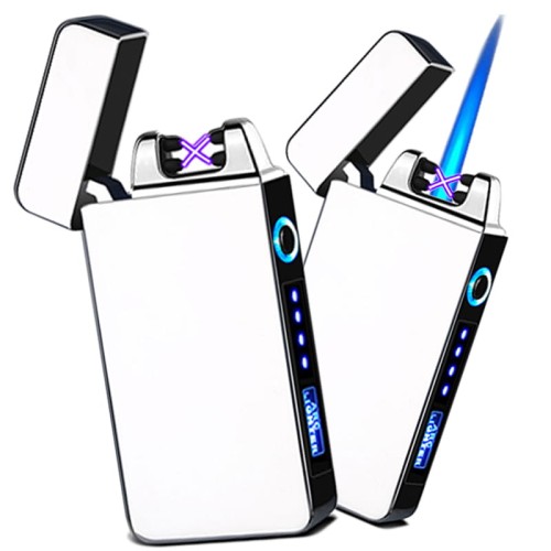 Zapalniczka Plazmowa HQ Elektryczna Dotykowa USB srebrna