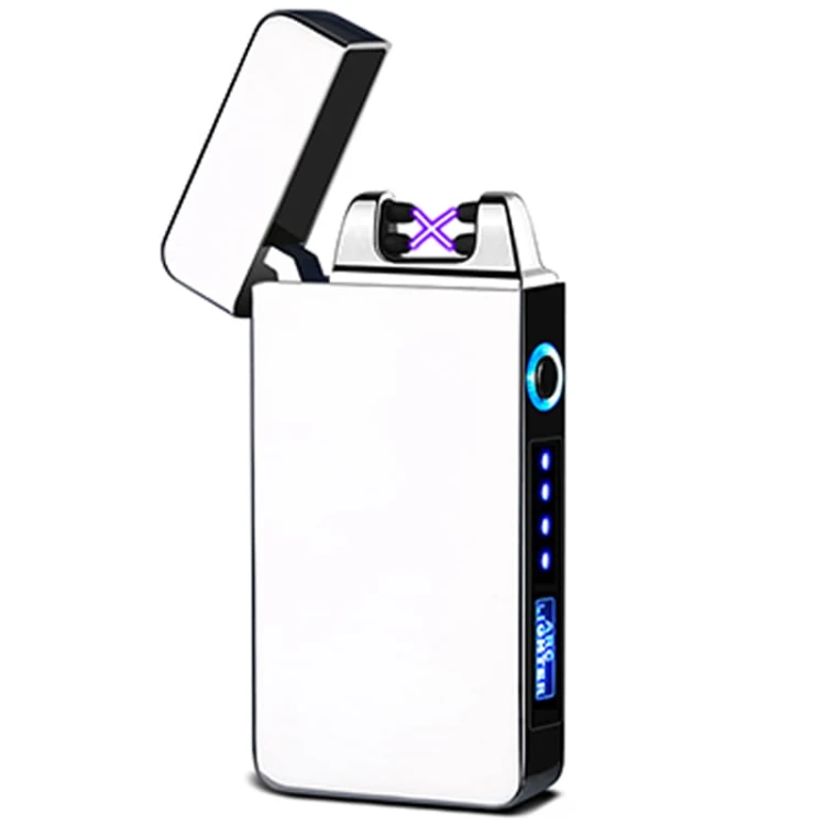 Zapalniczka Plazmowa HQ Elektryczna Dotykowa USB srebrna