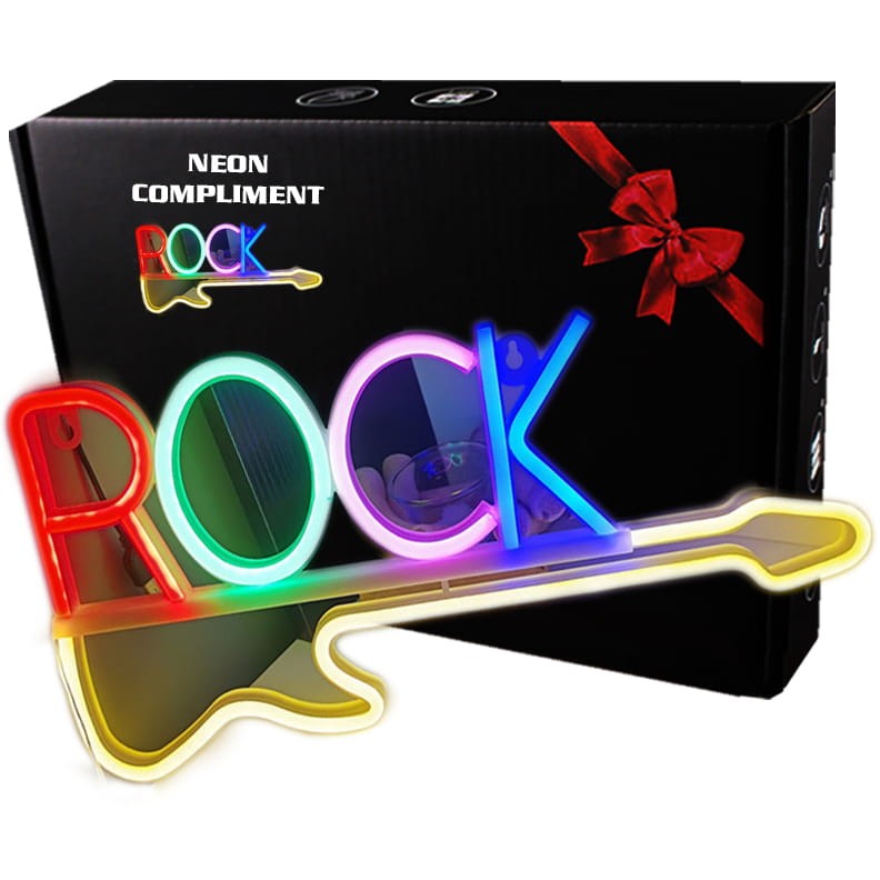 Gotowy Neon led USB na ścianę Rock