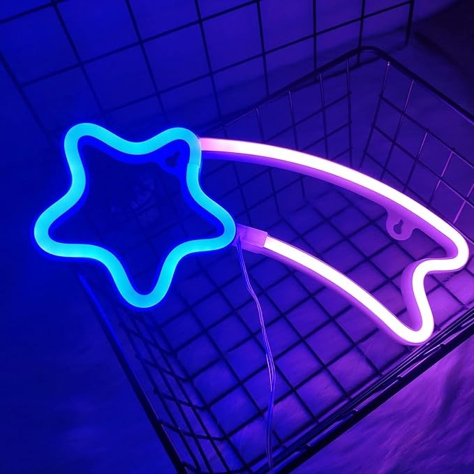 Gotowy Neon led USB na ścianę znak Meteor