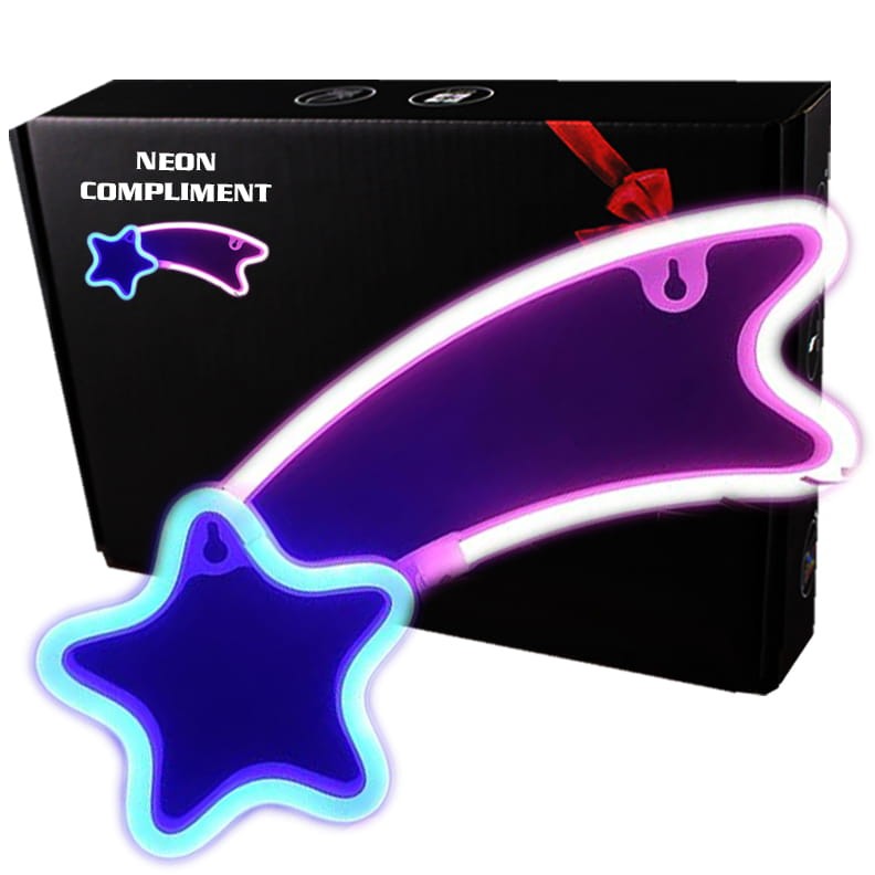 Gotowy Neon led USB na ścianę znak Meteor