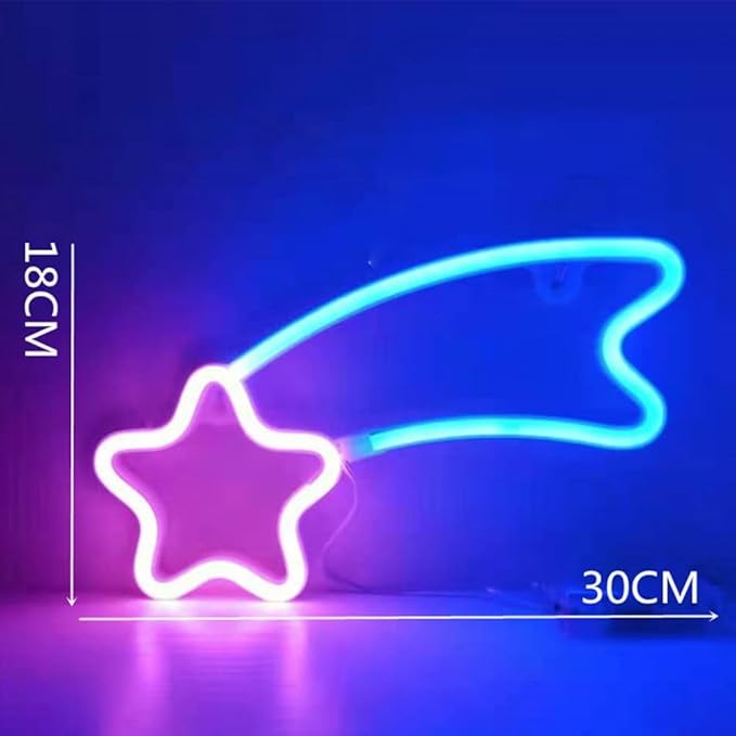 Gotowy Neon led USB na ścianę znak Meteor