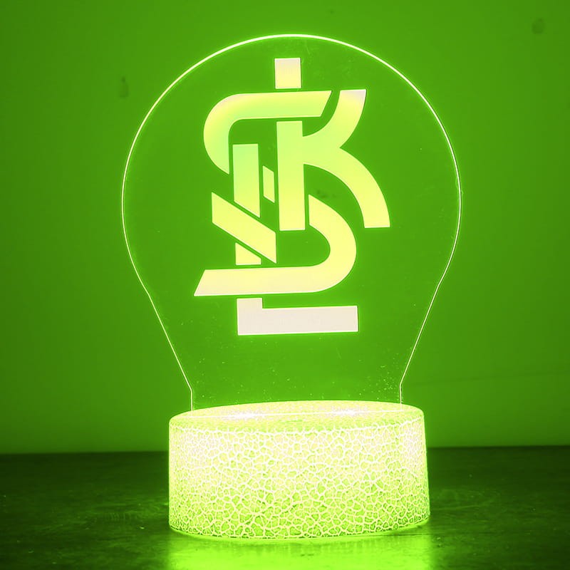 Piłkarska lampka 3D ŁKS – świetny prezent dla fana.