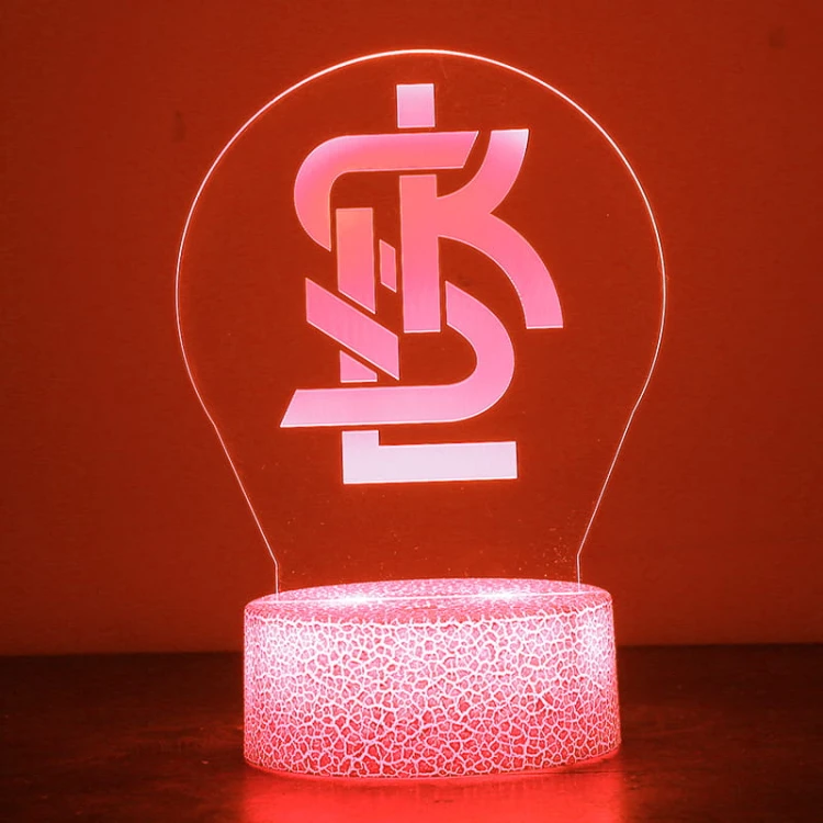 LED 3D ŁKS Łódź – dekoracja pokoju każdego kibica.