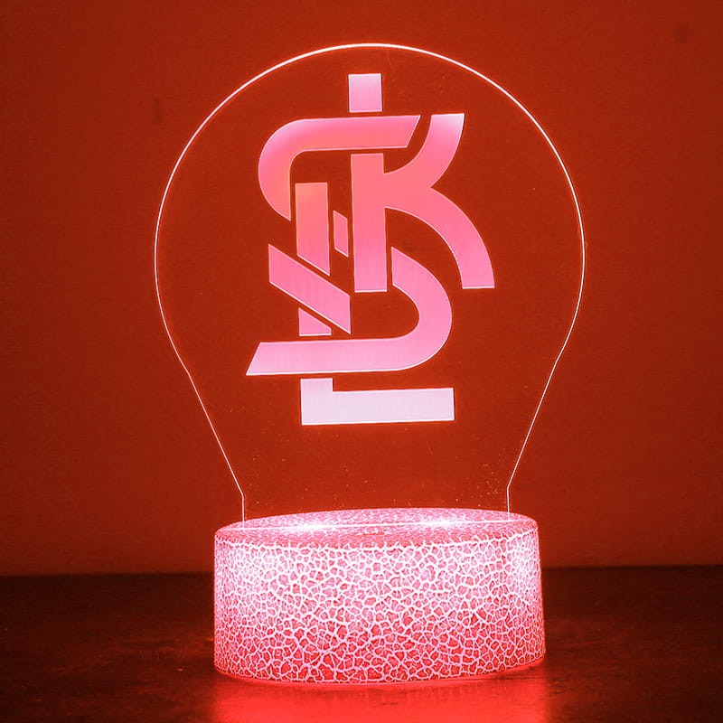 LED 3D ŁKS Łódź – dekoracja pokoju każdego kibica.