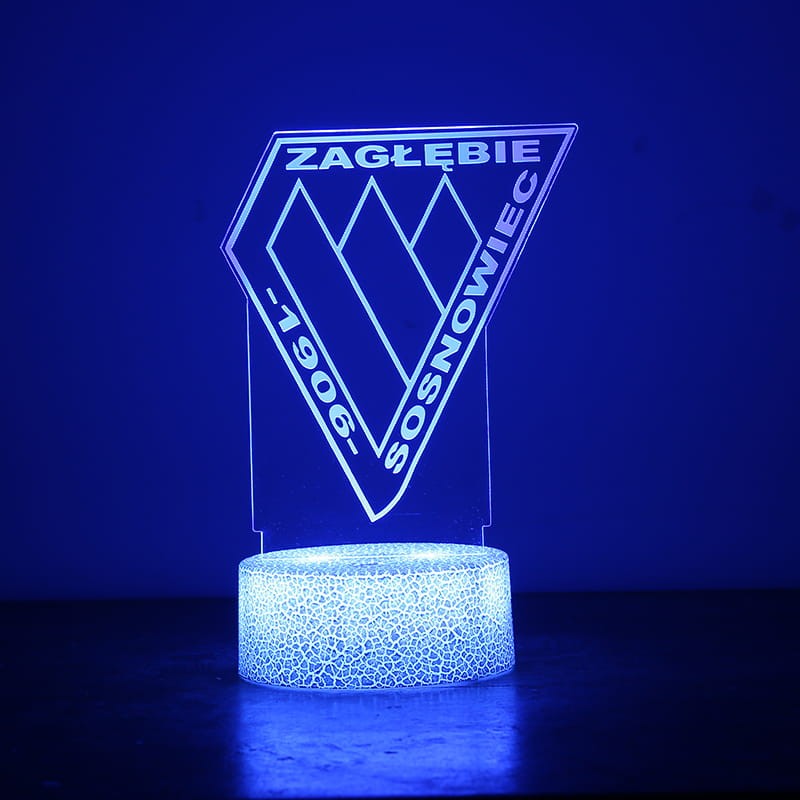 Zagłębie Sosnowiec – lampka 3D LED dla prawdziwego kibica