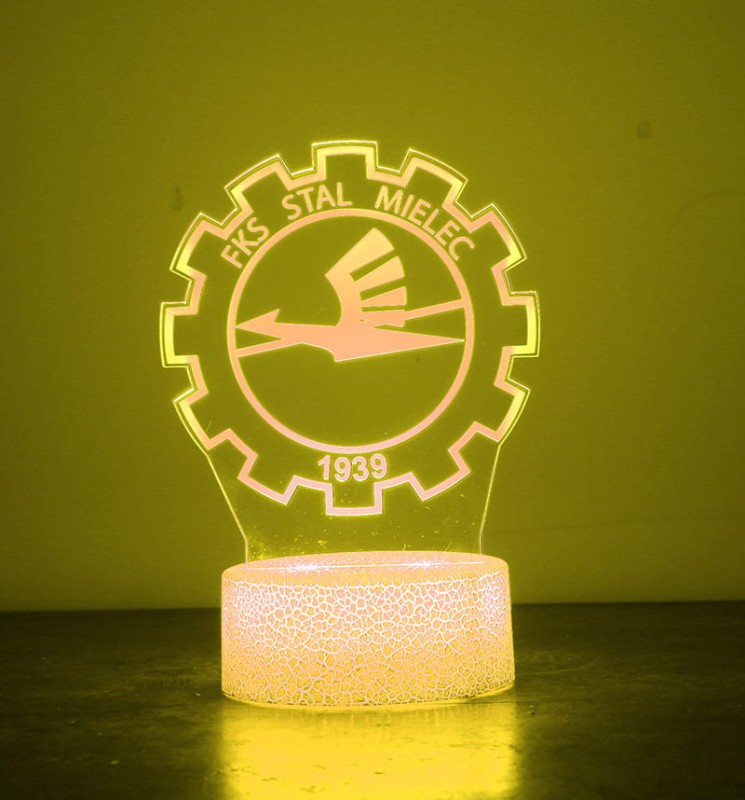 Stal Mielec – lampka 3D LED dla wiernego kibica biało-niebieskich