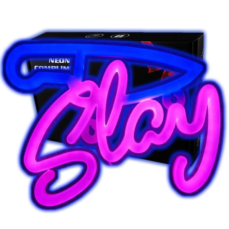 Neon LED Baterie/USB Na ścianę Slay - Nóż