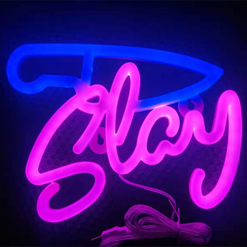 Neon LED Baterie/USB Na ścianę Slay "Jesteś niesamowita"