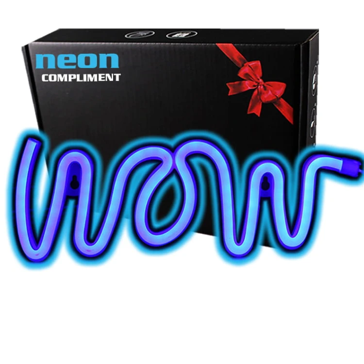 Neon LED „WOW” – mocny akcent do wnętrza!