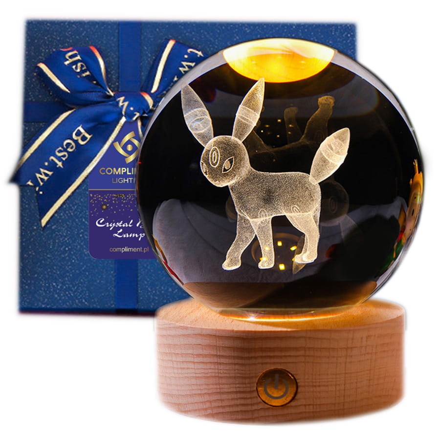 Lampka nocna 3D Kryształowa Evee