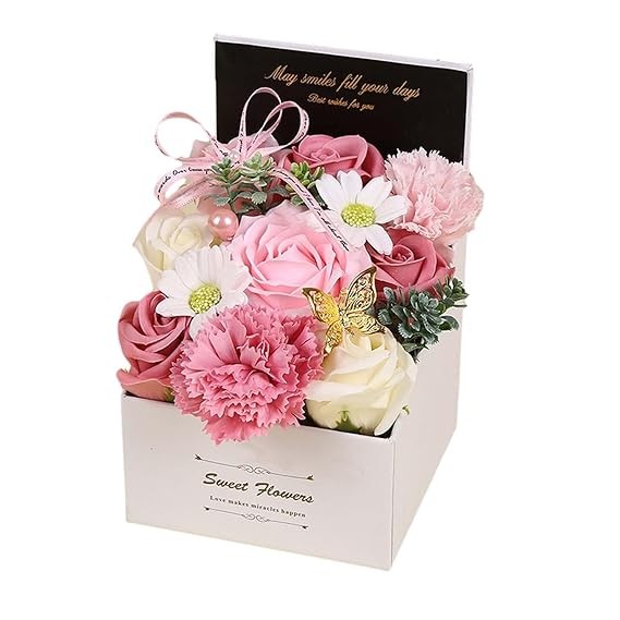 Prezent Belgiskie kwiaty mydlane na dzień matki