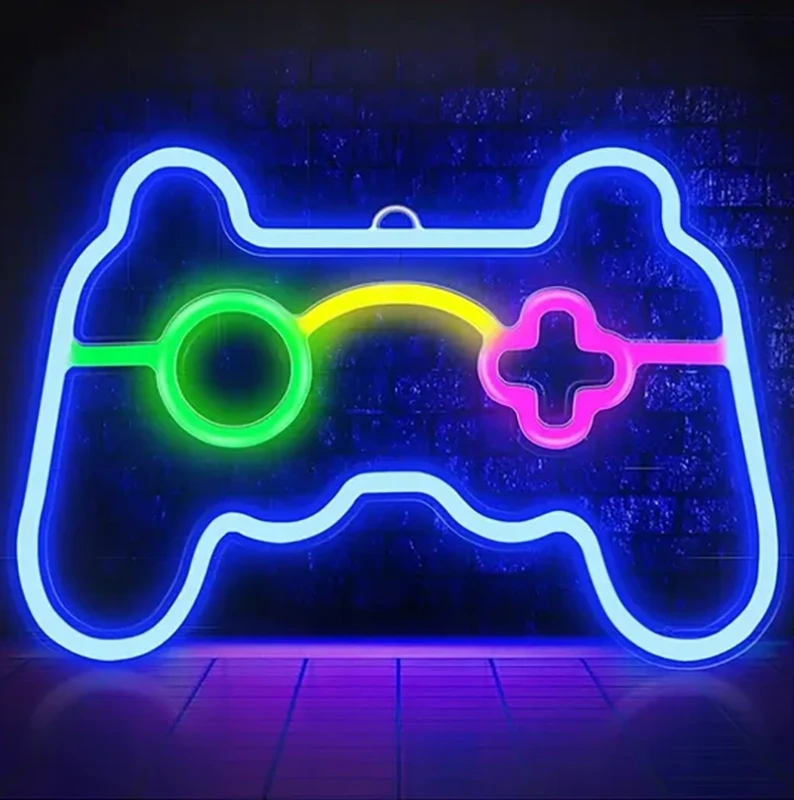 Neon LED GAME PAD – nowoczesna dekoracja dla gracza
