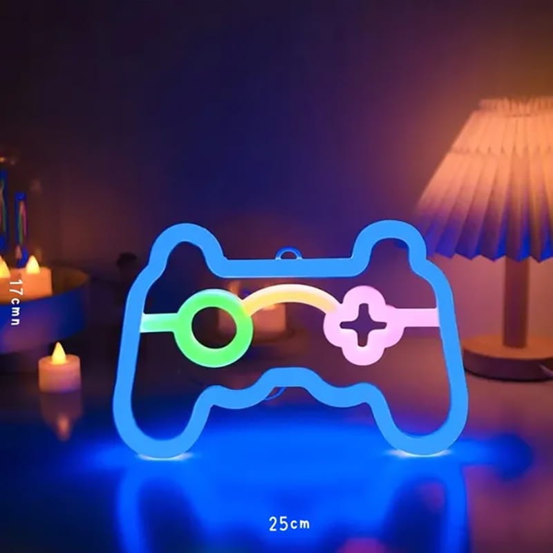 Neon LED GAME PAD – nowoczesna dekoracja dla gracza