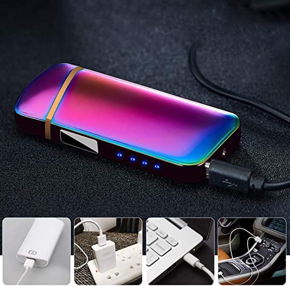 Nowoczesna zapalniczka plazmowa LED – futurystyczny design w kolorze kameleona