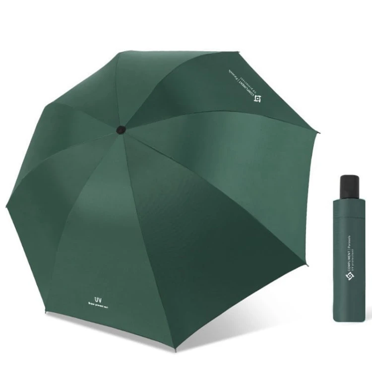 Green logo.jpgStylowa zielona parasolka ☔ Składana, automatyczna i odporna na wiatr – zawsze pod ręką!