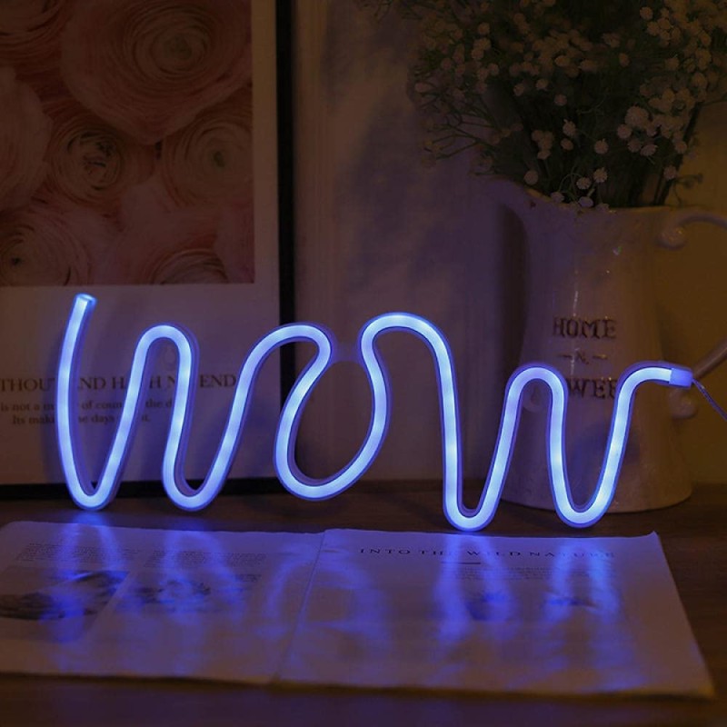 Neon LED „WOW” – mocny akcent do wnętrza!