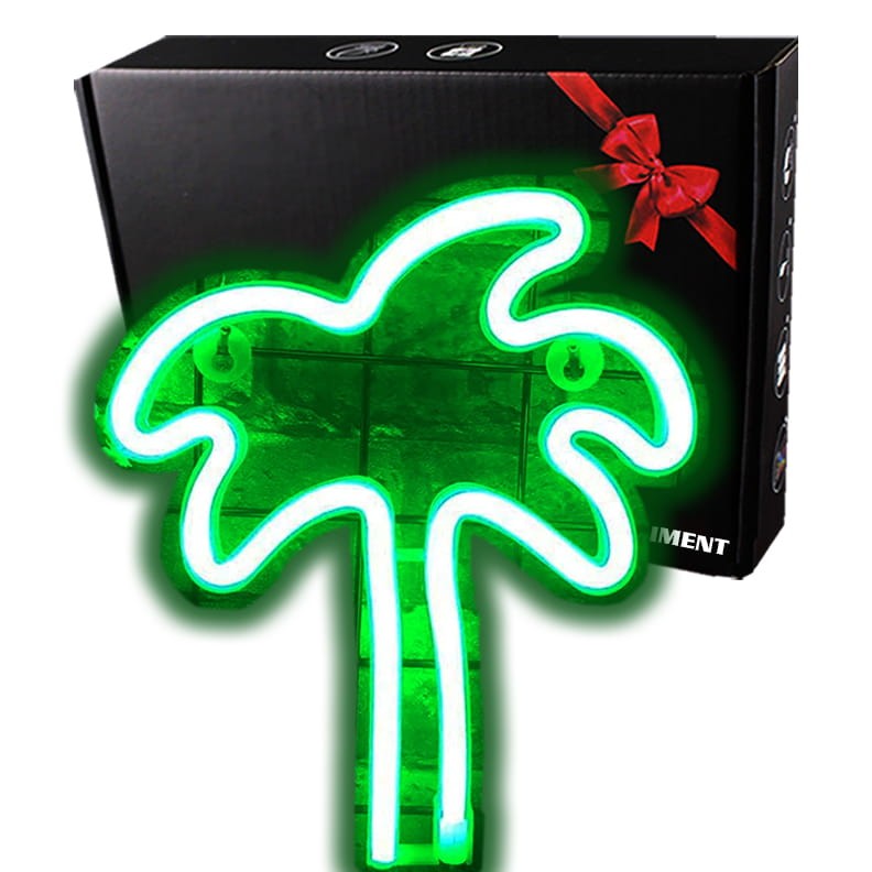Neon LED „Palma” – tropikalny klimat w Twoim wnętrzu! USB/baterie