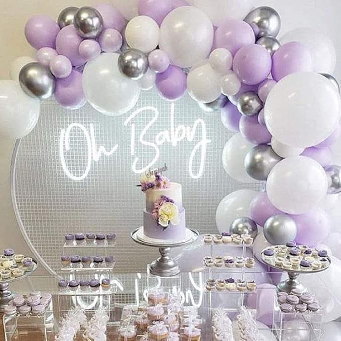Neon LED „Oh Baby”  – idealny na baby shower i do pokoju maluszka.