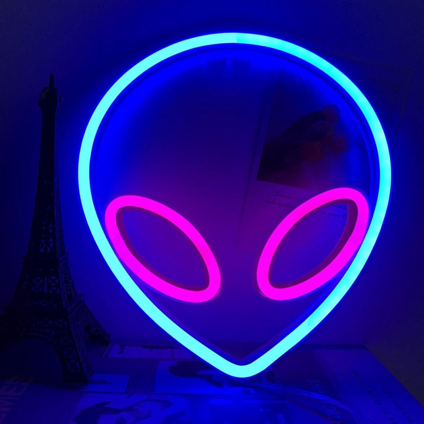 Gotowy Neon led USB na ścianę znak Kosmita