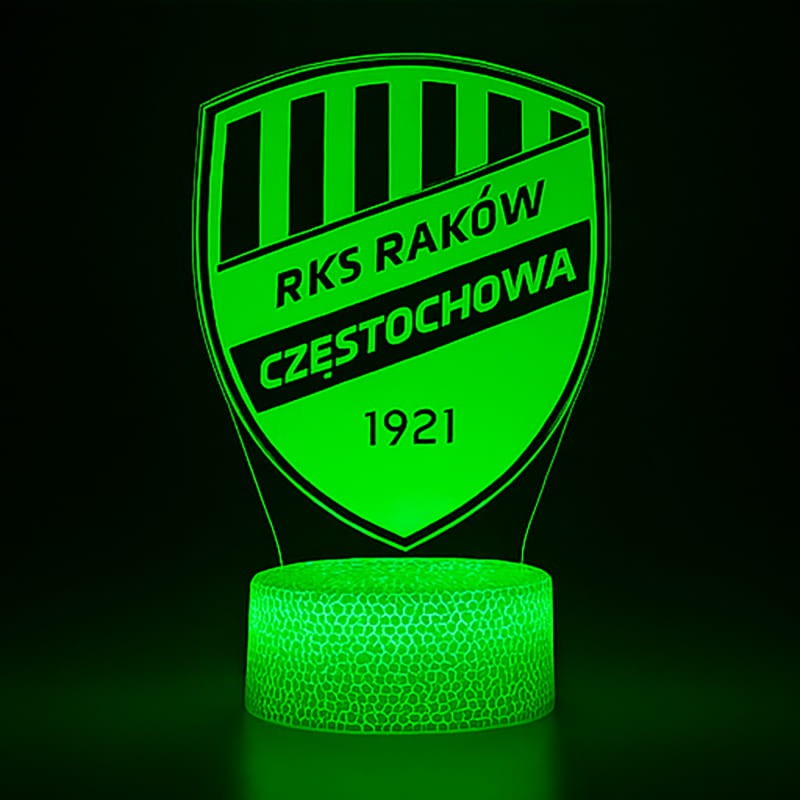 green.jpgLampka 3D USB Raków Częstochowa – 16 kolorów LED.