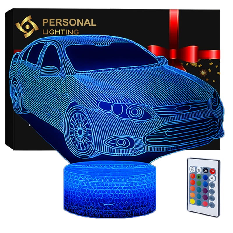 Lampka Nocna 3D lampa do wizualizacji 3D Samochód Auto Car