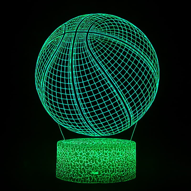 Lampka Nocna 3D lampa do wizualizacji 3D Basketball Koszykówka