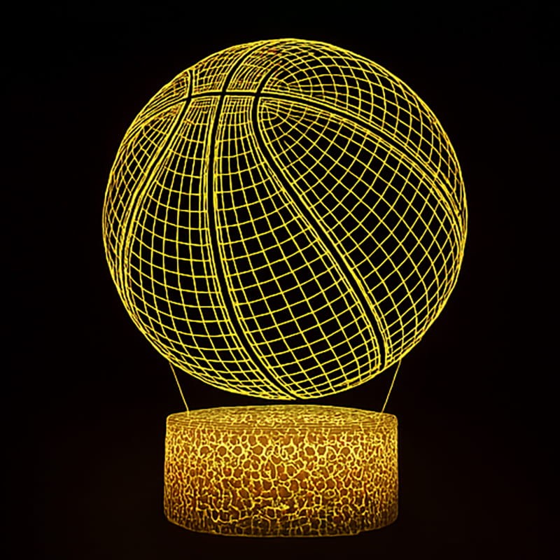 Lampka Nocna 3D lampa do wizualizacji 3D Basketball Koszykówka