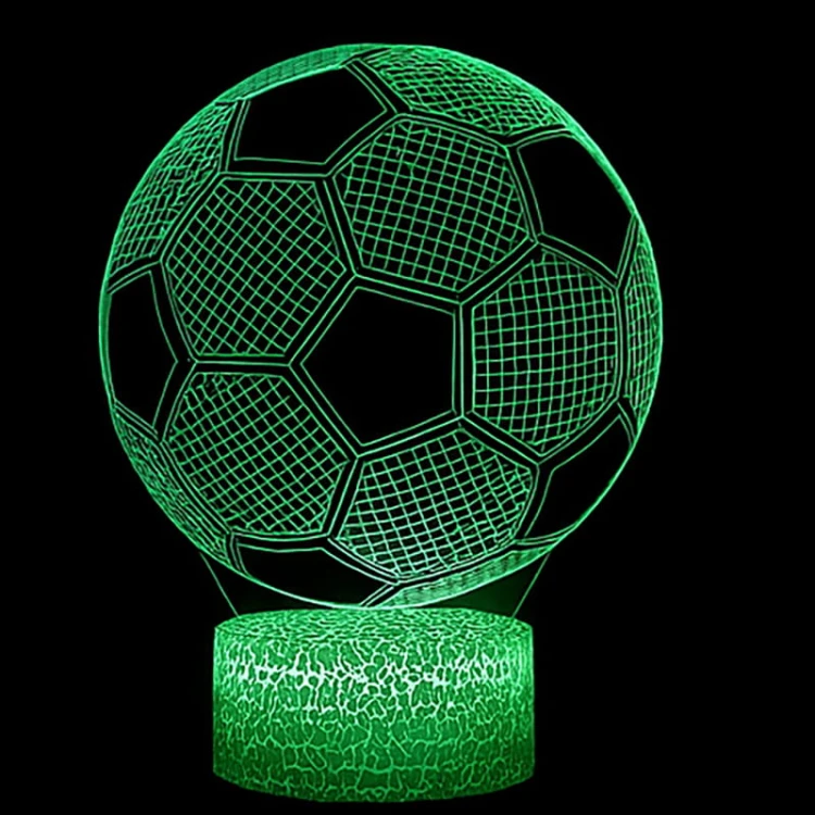 Prezent dla fana futbolu Lampka 3D
