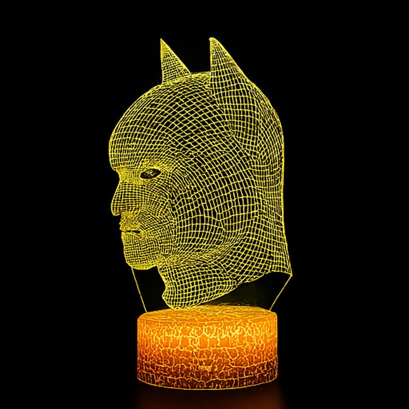 Lampka Nocna 3D lampa do wizualizacji 3D Batman
