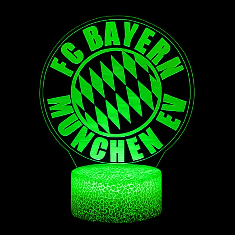 Prezent dla kibica Bayernu Lampka 3D