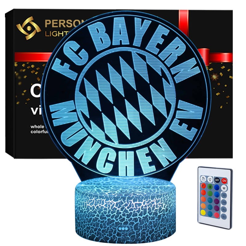 Lampka nocna Personal 3D Lamp LED USB pilot PIŁKA NOŻNA BAYERN MUNCHEN