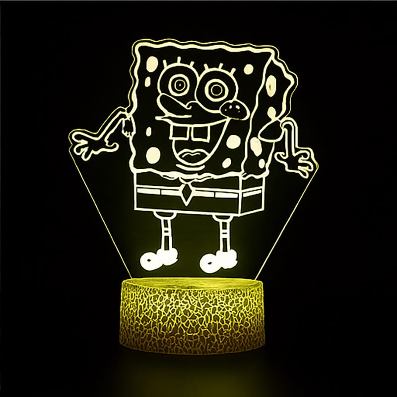 Lampka nocna 3D led usb SpongeBob