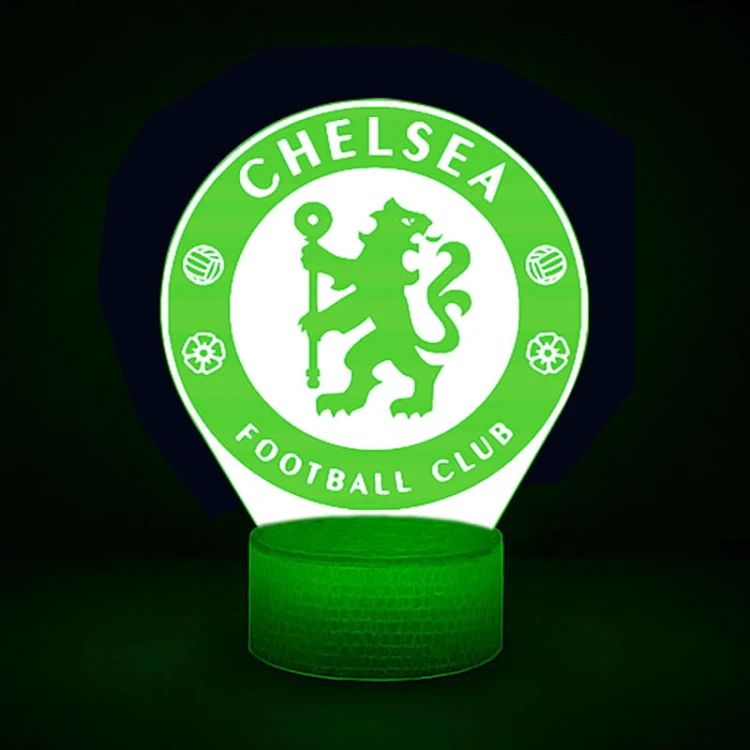 Lampka nocna Personal 3D Lamp Chelsea – efektowna lampa LED dla fanów The Blues.
