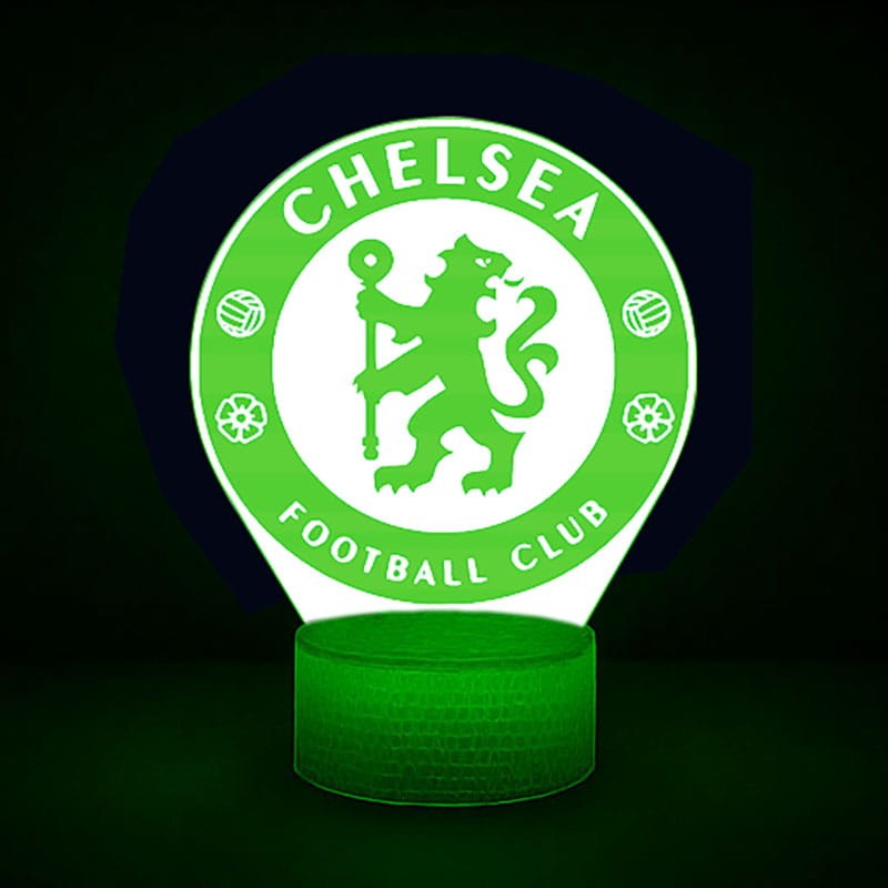 Lampka nocna Personal 3D Lamp Chelsea – efektowna lampa LED dla fanów The Blues.